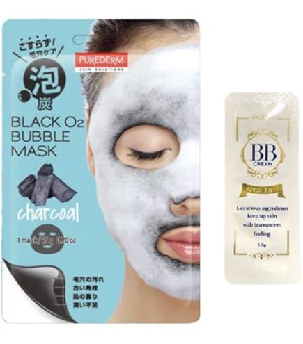 Amazon.co.jp: ホワイトバブルマスク 炭酸パック1回分×5枚セット